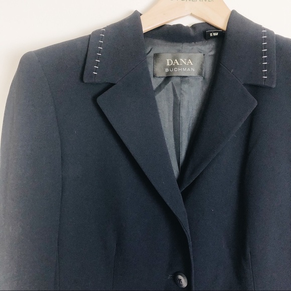 Dana Buchman Navy Blazer - Picture 1 of 6